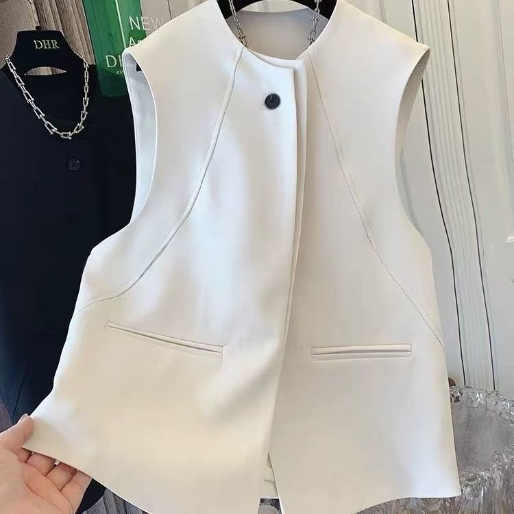 西装马甲女小个子2025春秋新款设计感爆款高级时尚西服马夹外套潮|undefined