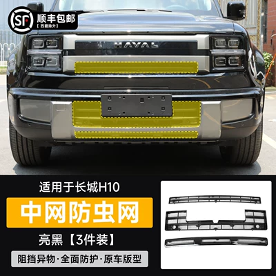modification accessory, Automobile anti-insect net - sf-express-free-shipping-except-for-xizang-city-h10-clip-on-insect-screenthree-piece-set-painted-black