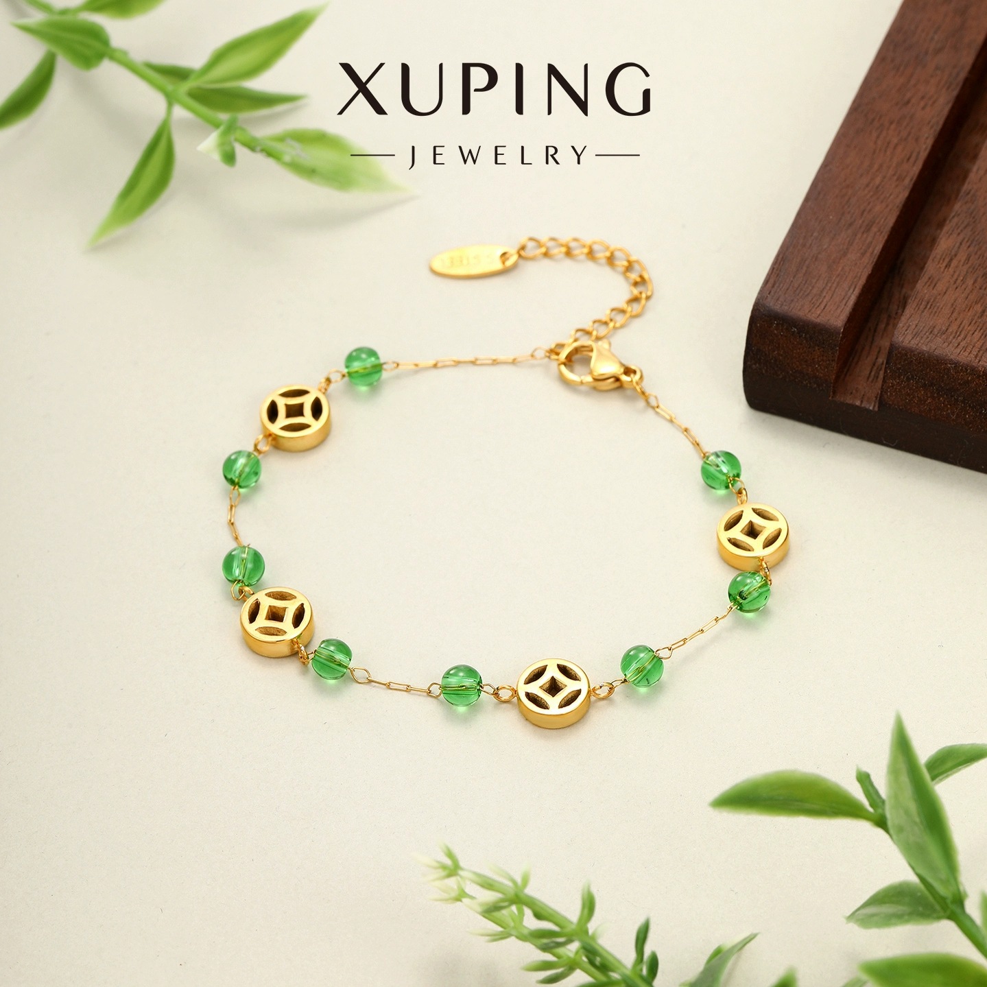 Xuping moda nueva pulsera de lujo ligera transfronteriza de color 24k oro oro joyas diarias al por mayor mujeres