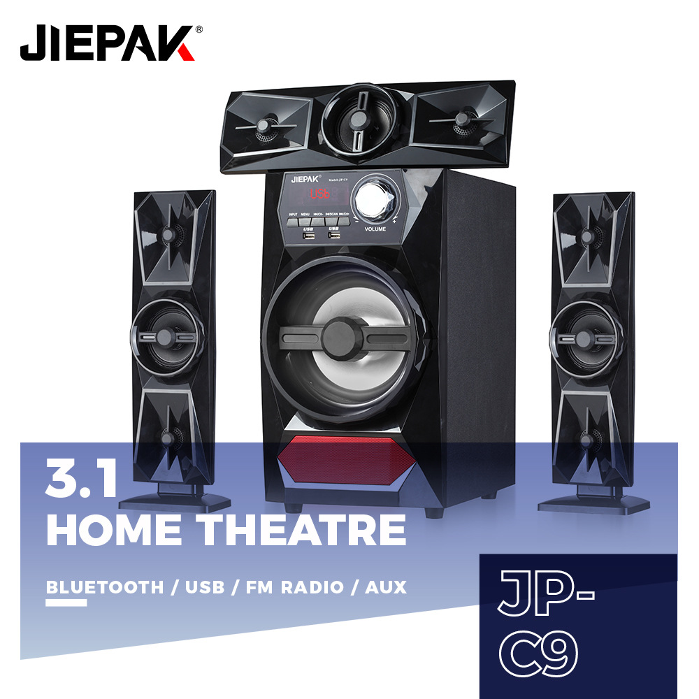 JIEPAK official source Minghao factory exported to Africa 3.1 Bluetooth audio multimedia home audio and video system