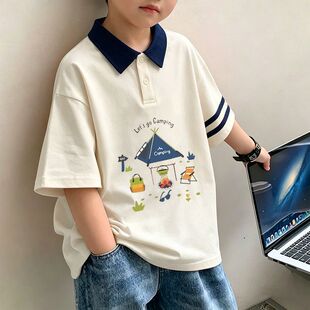 �к�����Ʀ��ͯ�bײɫpolo����ͯT�����䃺ͯ�ļ�����2026���¿�