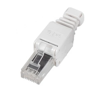 厂家CAT6短款六类网络免打模块CAT6非屏蔽RJ45网线网络信息面板