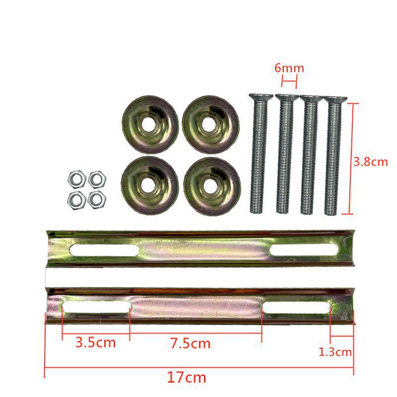 Motorcycle External Mounting Strip, Rear Rack, Motorcycle Tail Box Base Plate Fixing Strip, Electric Vehicle Tail Box Fixing Clip