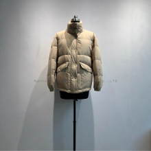 朗家柜上3K+90高蓬白鹅绒立领羽绒服高JI短款冬季夹克外套女百搭