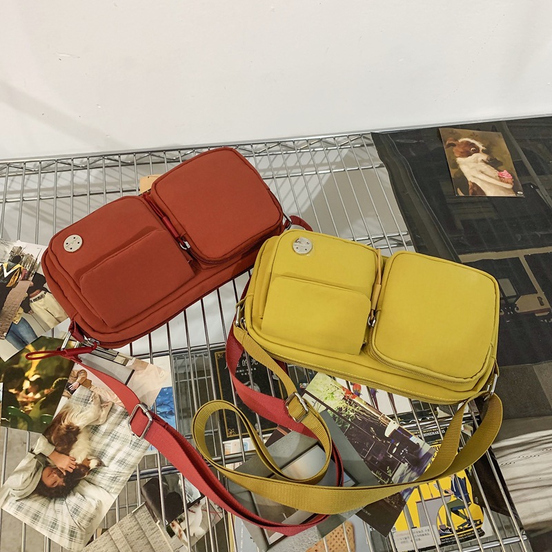 국경 방수 나일론 일본 어깨 가방 LULU 여성용 가방 경량 소형 고급 크로스 바디 백