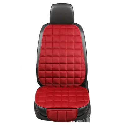 Seat cushion, seat cover: Warm Winter Seat Cushion Main - burgundy-single-seat-square-cushion-backrest-universal