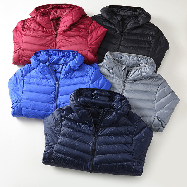 light and thin velvet short winter down jacket