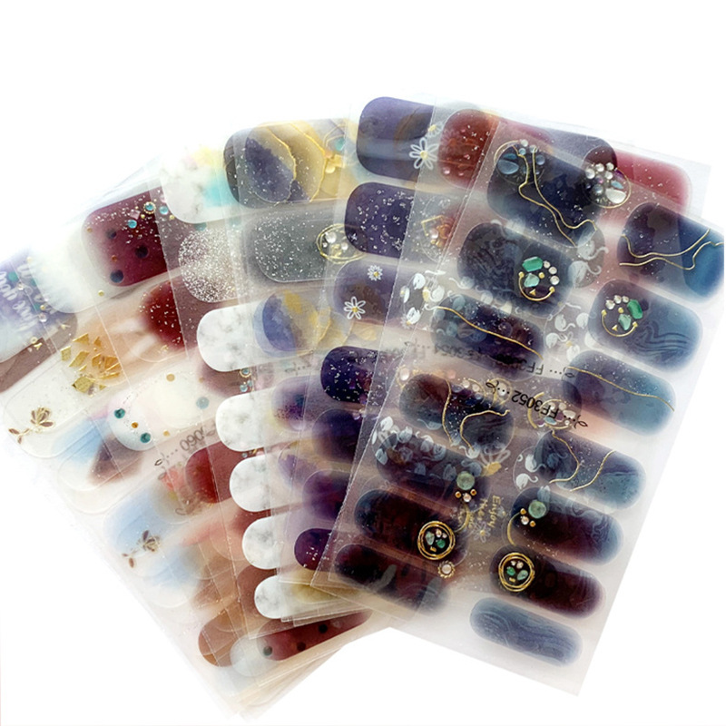 Pegatina de uñas de diamante de imitación 5D para hornear sin gel ins Halloween Navidad copo de nieve alce pegatina de uñas DIY pegatina de uñas