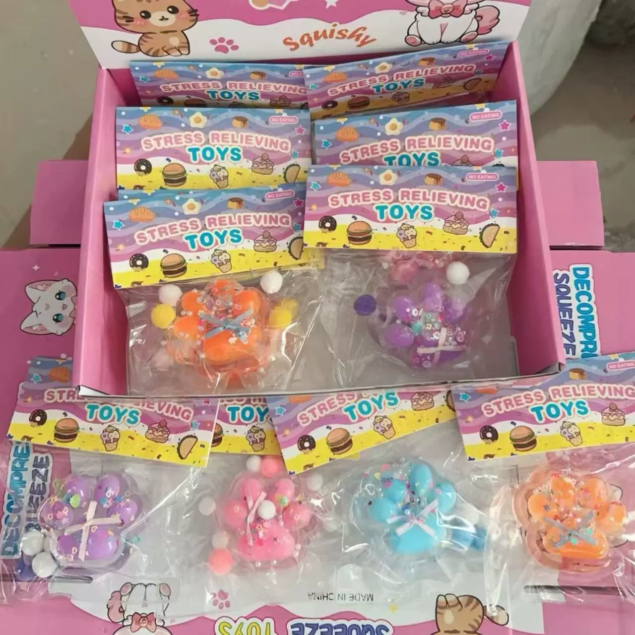 Слайм, игрушка, градиент, антистресс
