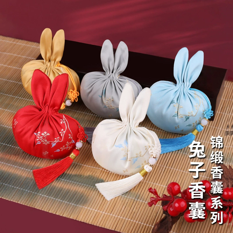 Фестиваль лодок-драконов маленький саше пустой мешок фетальный мешок для волос портативный саше с вышивкой парча сумка удача сумка автомобиль кулон благословение