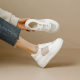 Small Height-raising White Shoes Women's Summer Thin Breathable Mesh Casual Shoes Small Size 3233 Hollow Board Shoes for Women