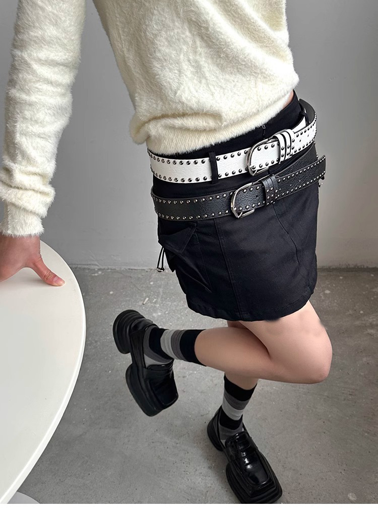100g Weight Belt Classification 1 Piece Quantity Holiday, Street Occasion Pu Leather, Alloy Material Solid Color Pattern All Seasons Season Women's Gender Simple Style, Streetwear Style Simple Style Streetwear Solid Color Pu Leather Alloy Women's Leather Belts 11
