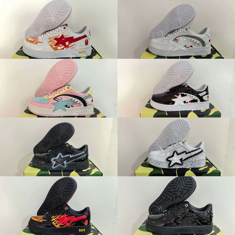 Cross-Border Bapegoose Ask8 World Cup Collaboration Shark Trendy Vibe Couple Low-Top Casual Shoes for Men and Women Cross-Border Bapegoose Ask8 World Cup Collaboration Shark Trendy Vibe Couple Low-Top Casual Shoes for Men and Women