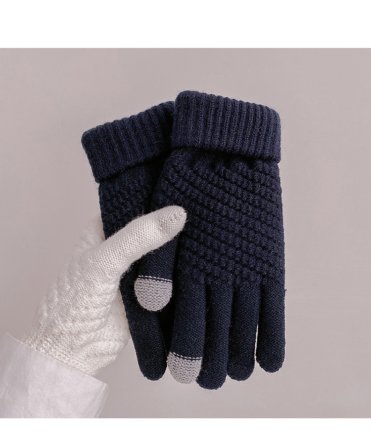 Unisex Simple Style Solid Color Gloves 1 Set display picture 4