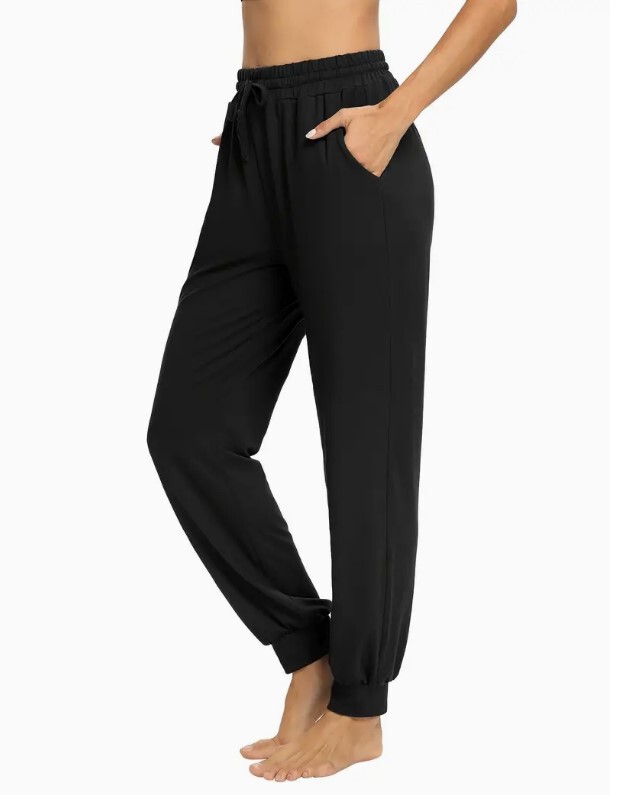 2023 New Casual Drawstring Long Sweatpants, Comfortable Pocket Joggers, Women's Simple and Versatile Clothing