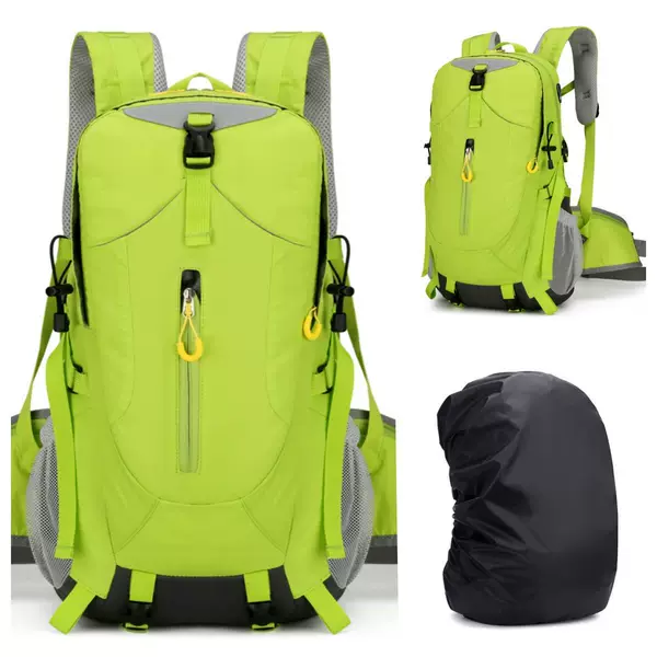 Outdoor Travel 35L Large Capacity Mountaineering Bag Sports School Bag Backpack Men and Women Lightweight Backpack Tu Yutian