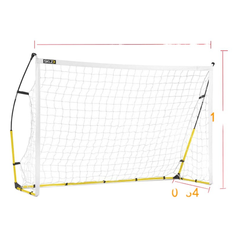 Fábrica caliente portátil de montaje rápido de fútbol neto niños entrenamiento de fútbol Puerta de pórtico de fútbol neto