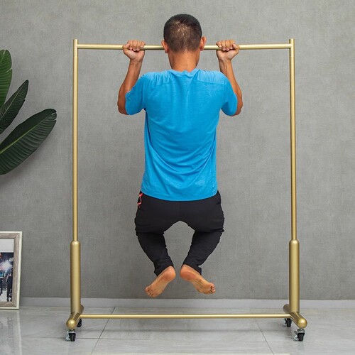 Clothing store display racks, floor-standing wedding gown racks, women's clothing store shelves, hanging rods, and mobile garment hangers specifically designed for men's fashion.