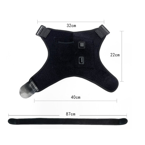 Cross-border UBS mugwort electric heating shoulder pad physiotherapy electric heating shoulder pad charging hot compress shoulder joint shoulder pad