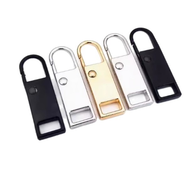 8個入りのジッパーのヘッド、取り外し可能なユニバーサルアクセサリー、ジッパーの留め具の交換用|undefined