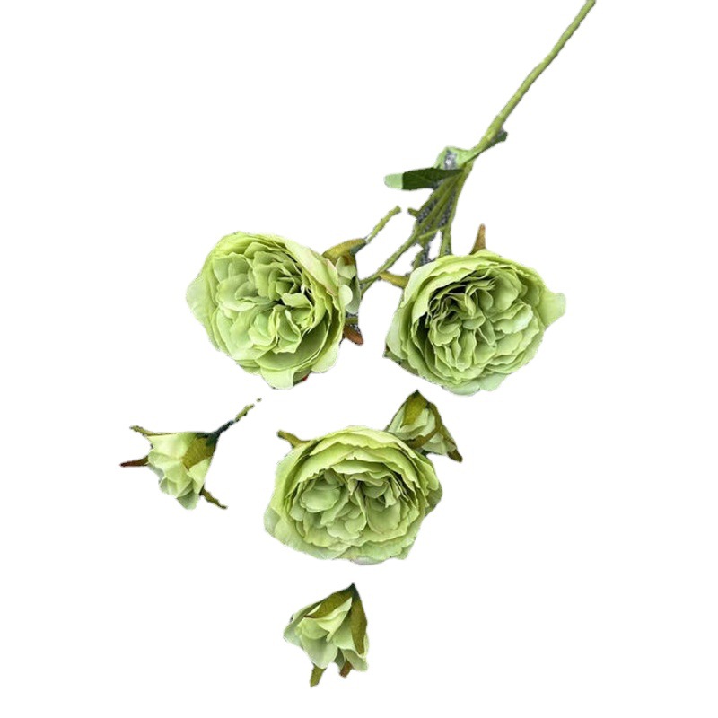 7-cabeza Austin flor artificial techo plomo de la carretera decoración de la boda Fondo del hotel arreglo de flores fila diseño de la ventana