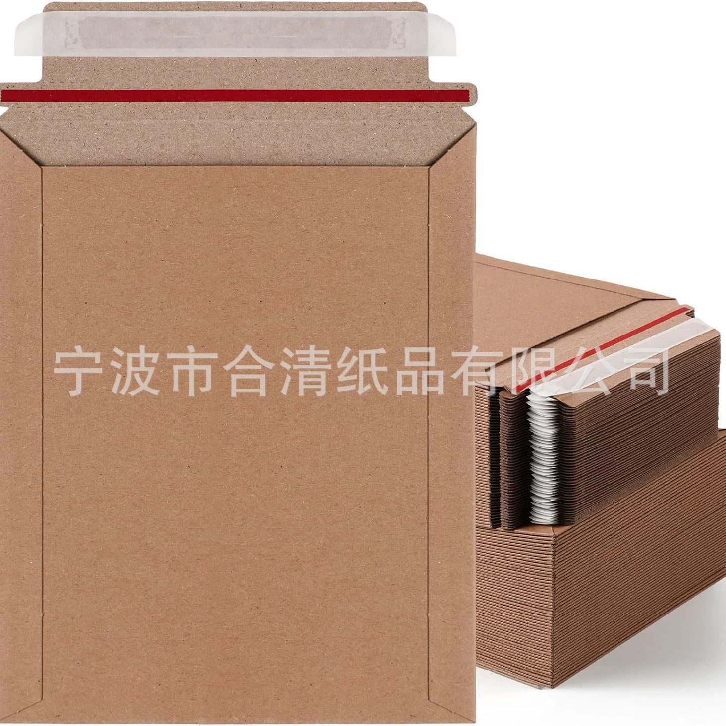 Corrugated envelopes, mailing envelopes, cardboard envelopes, tear-off envelopes, mailing envelopes