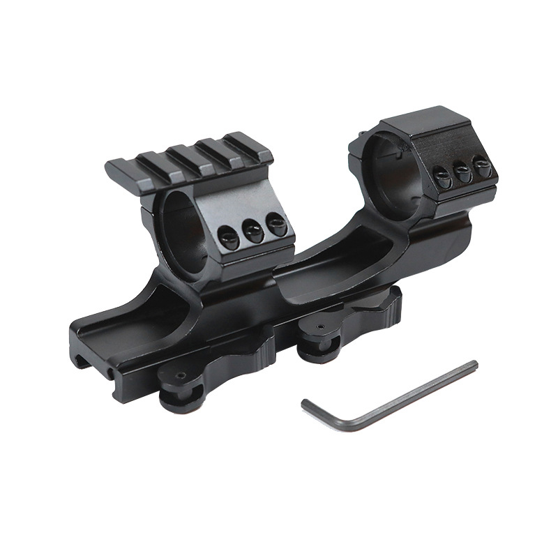25.4mm/30mm瞄准镜快拆管夹 连体快拆支架  后延一体21mm卡槽瞄夹