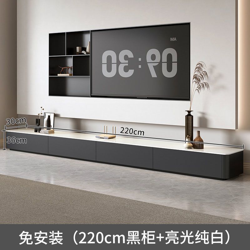 フロアテレビキャビネットリビングルームホーム2024新しい小さなアパートライト高級コーヒーテーブルテレビキャビネットの組み合わせ|undefined