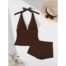 B 62939 Summer Street Style Halter Backs Set ���^¶�����b