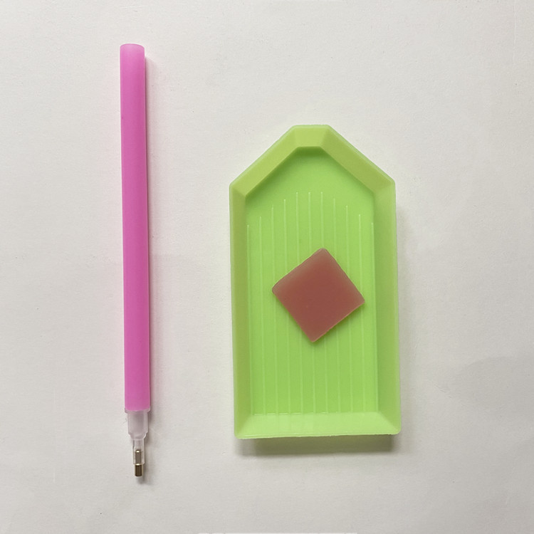 Diamond painting tool set point drill glue diamond single head pen point drill cross stitch tool kit manufacturers