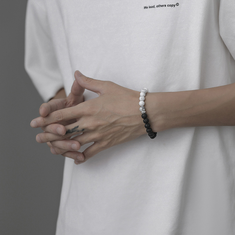 Title 5, Nova Minimalistička Muška Narukvica Od Vulkansk...