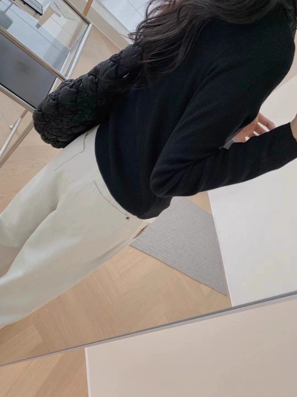 黑色假两件长袖T恤女春秋不规则拼接修身显瘦内搭针织打底衫上衣|undefined