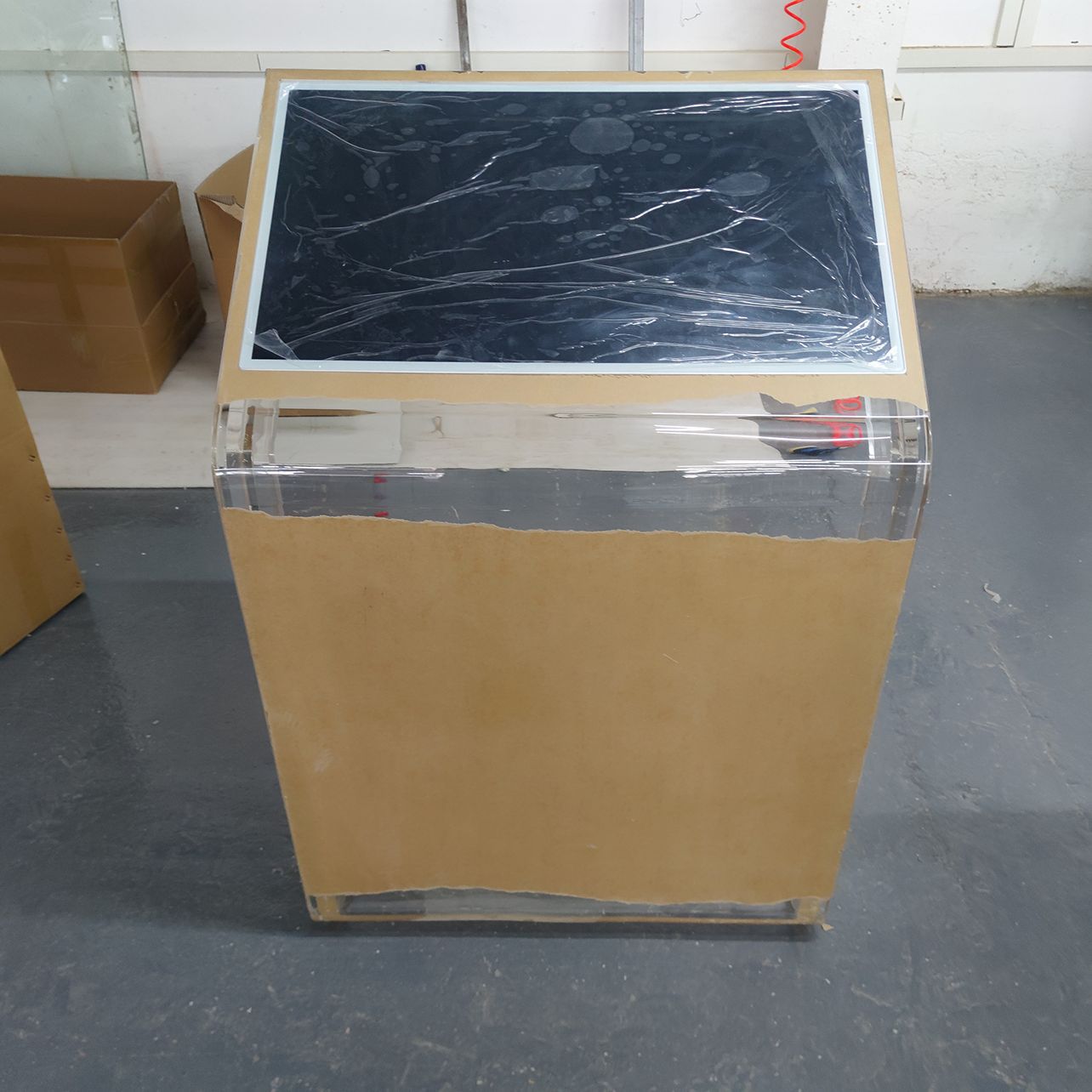 透明亚克力展示架热弯u型展架有机玻璃显示器展架博物馆展台