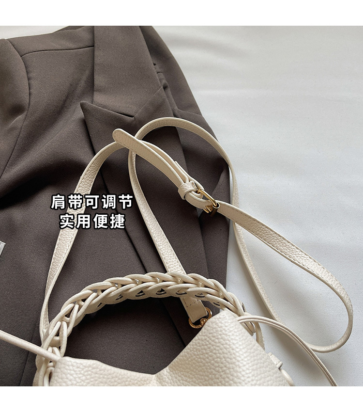 Korean style bucket bag 2025 Summer new style, trendy and versatile, women's crossbody, niche and super popular single-shoulder bag Item Picture