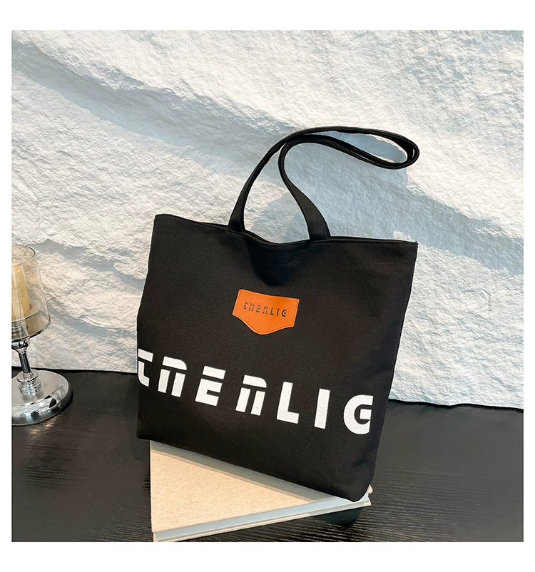 Shopping bag, capacious linen bag, one-shoulder bag