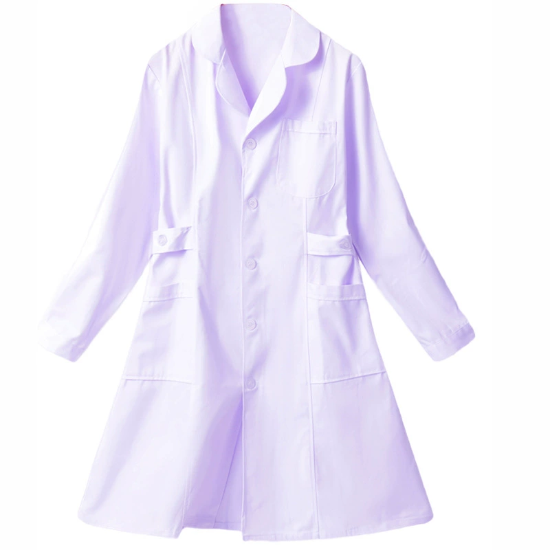 Nurse uniform, white coat, long-sleeve, with short sleeve