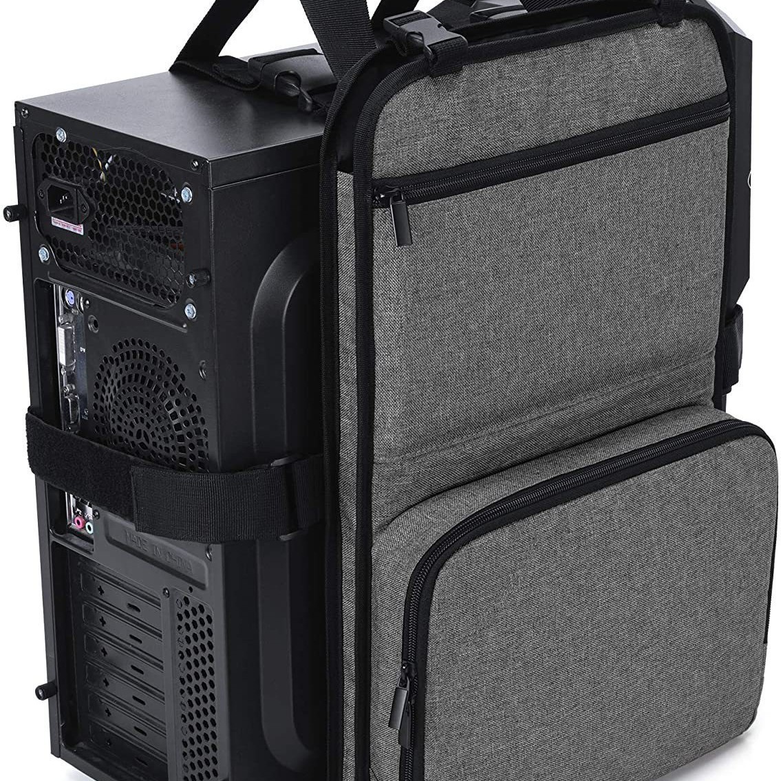 Cross-Border Spot Desktop Computer Case Belt Stand Office Supplies Satchel Case Storage Bag Case Tote