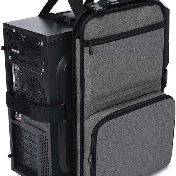 Cross-Border Spot Desktop Computer Case Belt Stand Office Supplies Satchel Case Storage Bag Case Tote