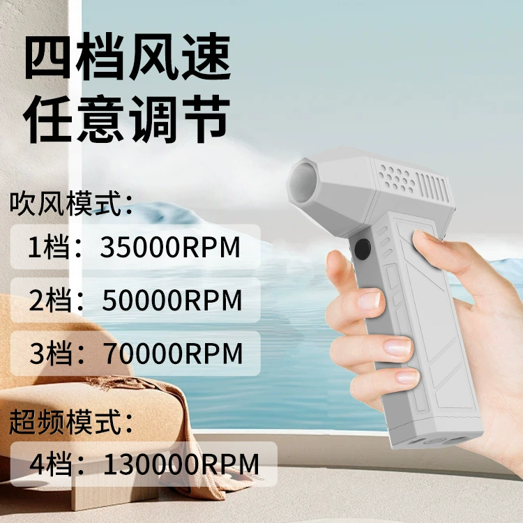 Crossgun насильственный вентилятор открытый с лампой кемпинг барбекю ручной пылесборник надувной цилиндр высокоскоростной вентилятор турбины