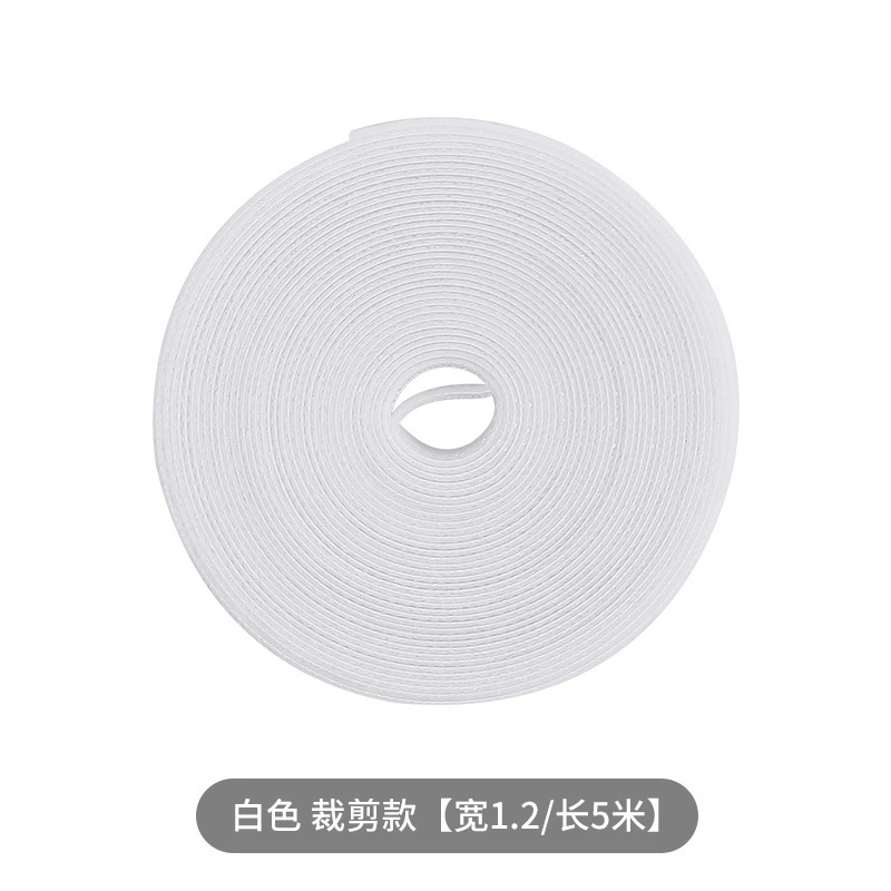 Velcro Cable Tie Roll, 5 m, Hook-and-Loop Reusable Cable Organizer, White/Grey/Black