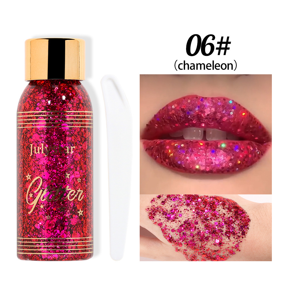 Gel de maquillage caméléon liquide maquillage de scène visage corps flash fard à paupières_voghion.com