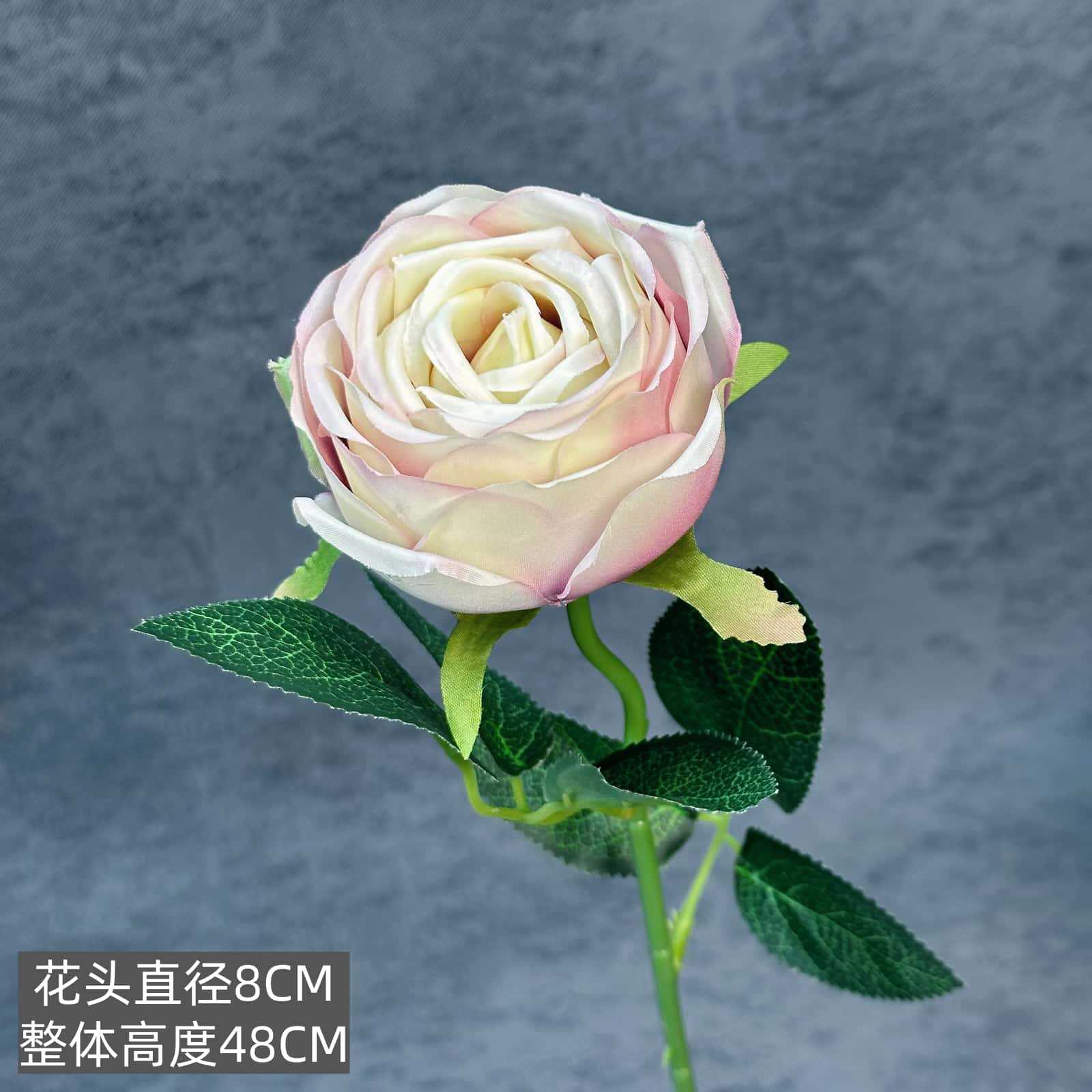 Flor de rosa simulada franela de una sola mano cascada de rosas flor simulada boda decoración del hogar decoración flor falsa al por mayor