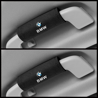 car interior supplies decoration Complete – Sürətlər qutusu və əl tormozu başlıqları - bmw-black-suede-pull-gloves-pair