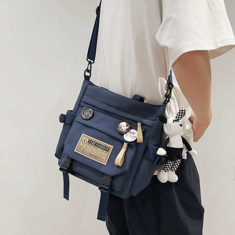 Japanese retro waterproof capacious one-shoulder bag lightweight for…