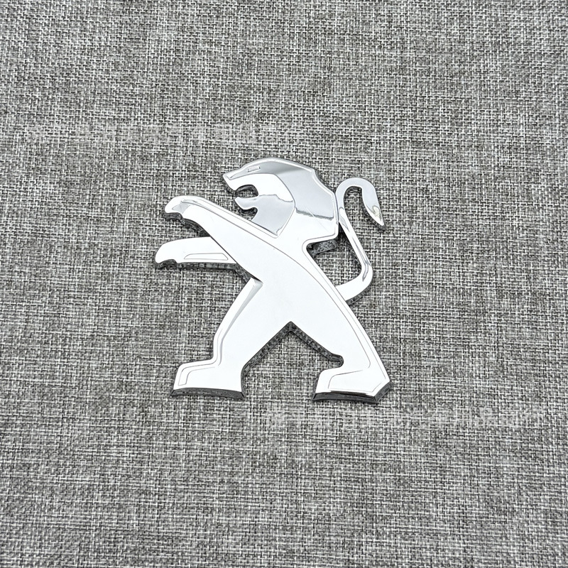 Aplicable al logotipo del automóvil modificado de Peugeot, el logotipo de la cola en inglés 207 308 408 508 5008 2008, el logotipo del automóvil del maletero