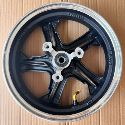 Suitable for Electric Vehicles Other 0inch Disc Brake 300-Other 0 Front Hub Other 4-3.2 Electric Motorcycle Vacuum Tire Aluminum (Motorcycle wheel hub) - 10inch-nine-claw-disc-brake-aluminum-wheel-7cm-hole-spacing