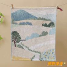 纯棉纱布四层方巾家用擦手巾田间山野毛巾全棉洗碗大方巾厂家批发