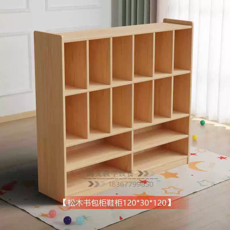Игрушка для детского сада, детский рюкзак из натурального дерева, обучающие пособия Монтессори, книжная полка, обувь, система хранения