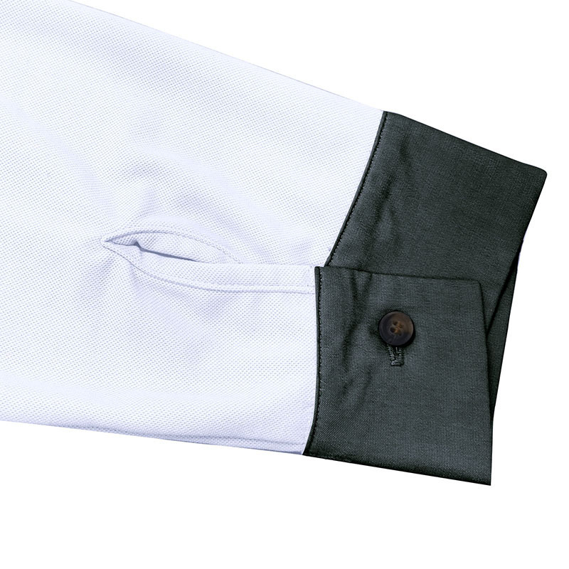 Camisa de polo de manga larga con solapa para hombre transfronterizo de Amazon