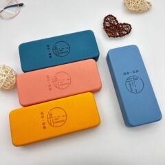 スクエアビッグフレームメガネケース男女学生ファッションメガネケースメガネケース既製手作りメガネケース